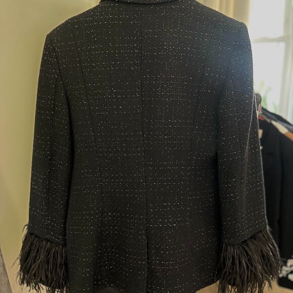 Cinq A Sept- Boucle Feather Karlie Blazer - Picture 2 of 2